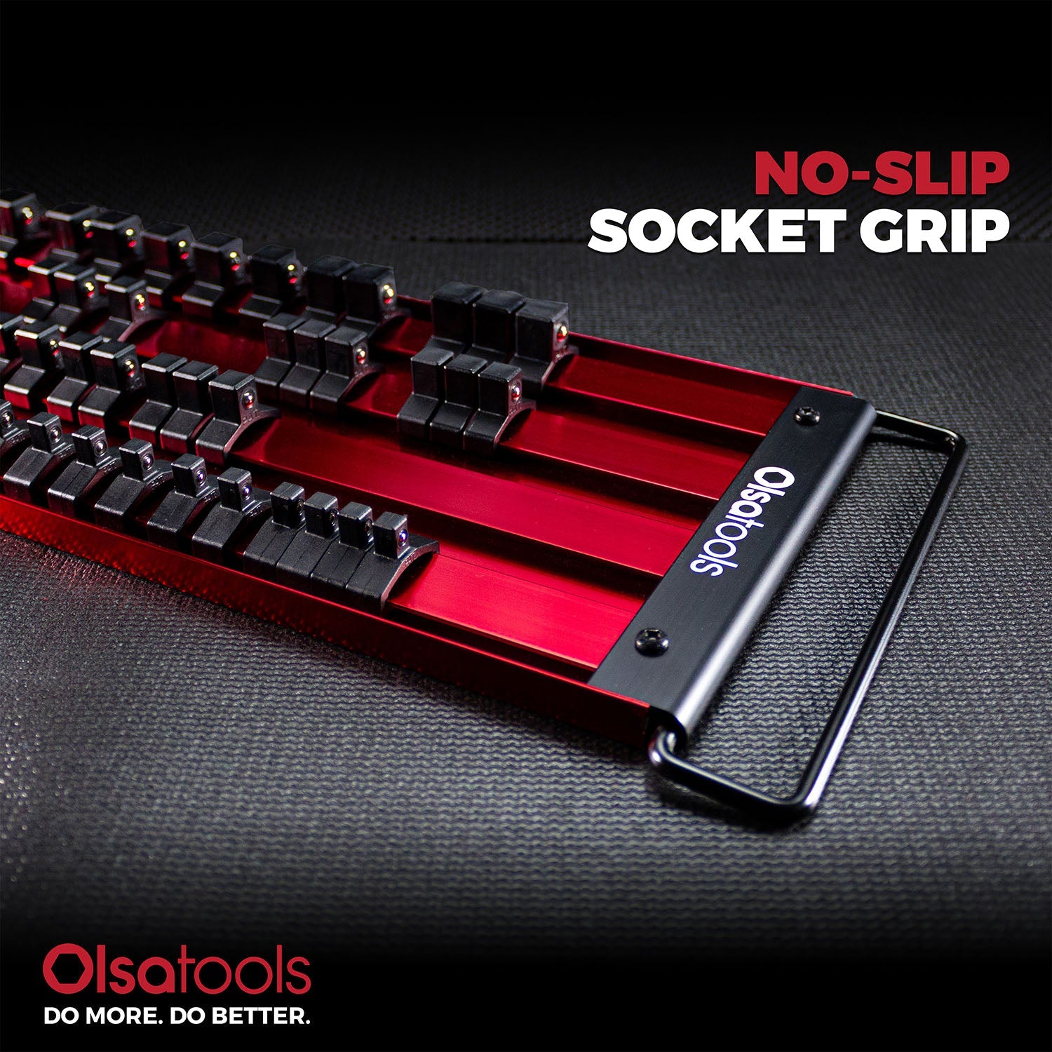 90-Slot Portable Aluminum Socket Tray