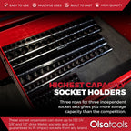 3-Row Magnetic Socket Holder