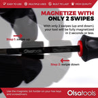Bit Magnetizer Ring and Demagnetizer Screwdriver Bit Drive Holder