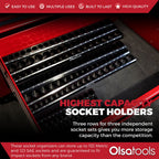 3-Row Magnetic Socket Holder