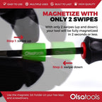 Bit Magnetizer Ring and Demagnetizer Screwdriver Bit Drive Holder