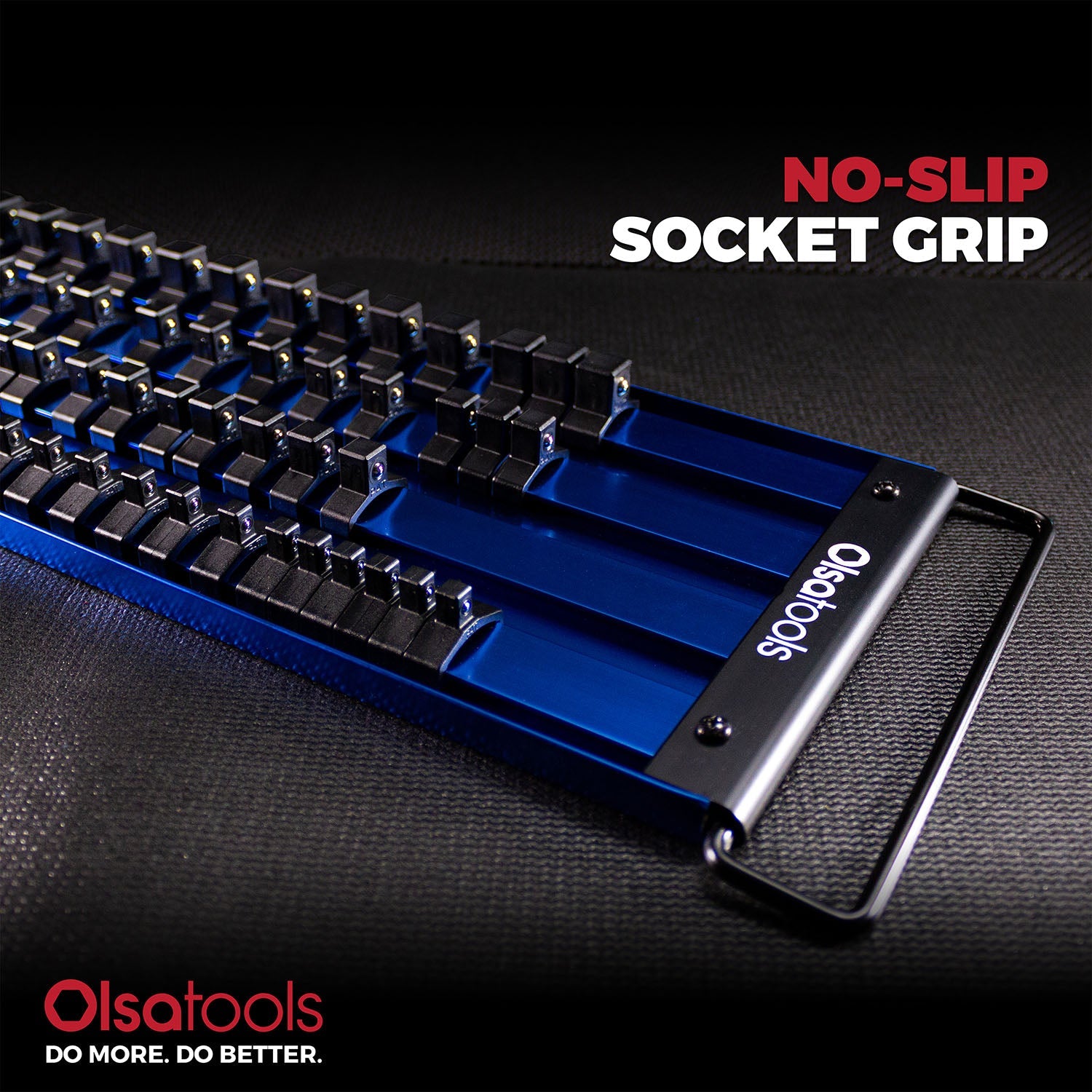 90-Slot Portable Aluminum Socket Tray