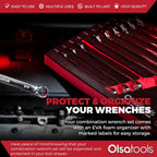 15 Pc Combination Wrench Set | 15-Degree Angle Offset