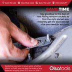 Bolt Size Finder Keychain