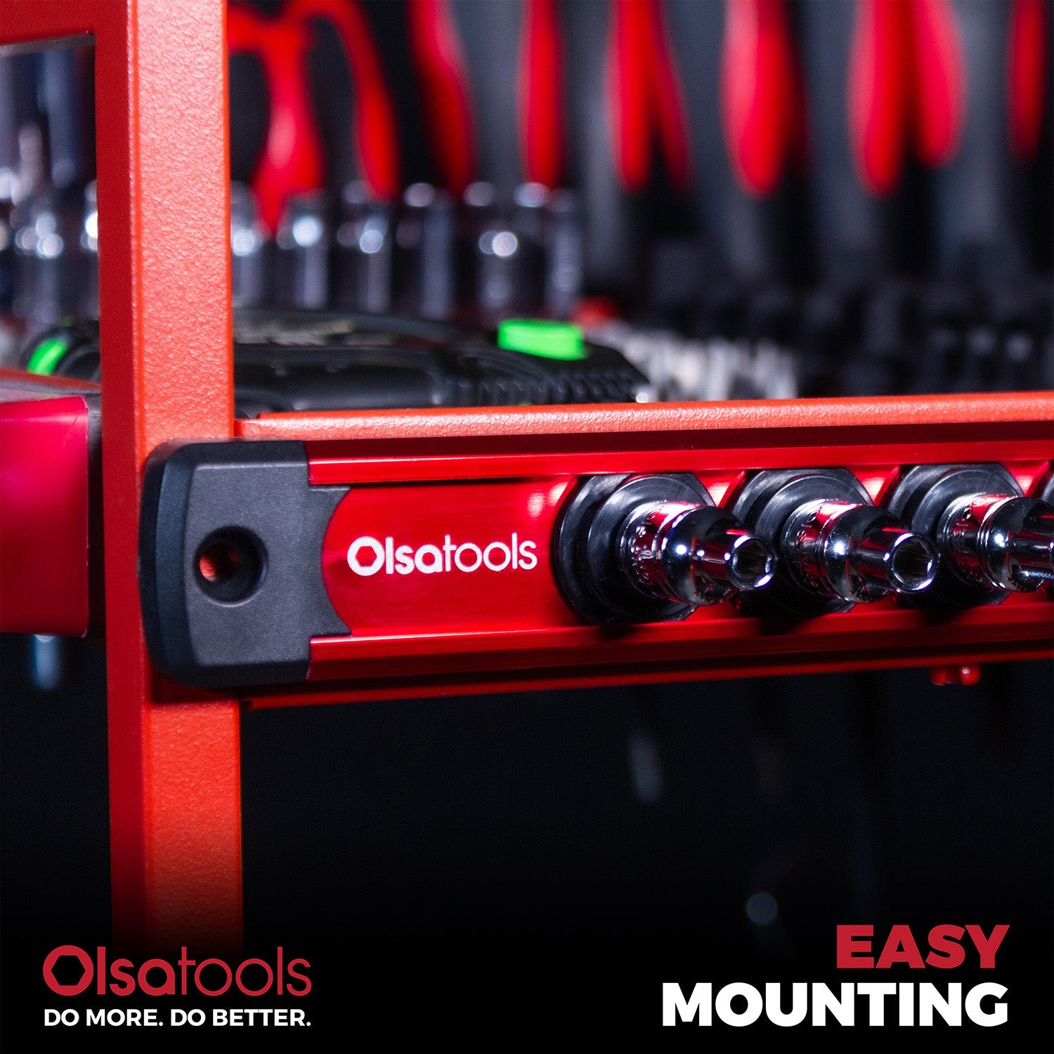 Magnetic Aluminum Socket Rails