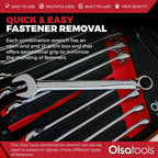 15 Pc Combination Wrench Set | 15-Degree Angle Offset