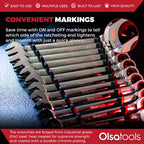 Ratcheting Wrench Set with Magnetic Wrench Organizer