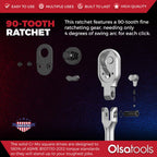 Flex Head Ratchet - 90 Tooth