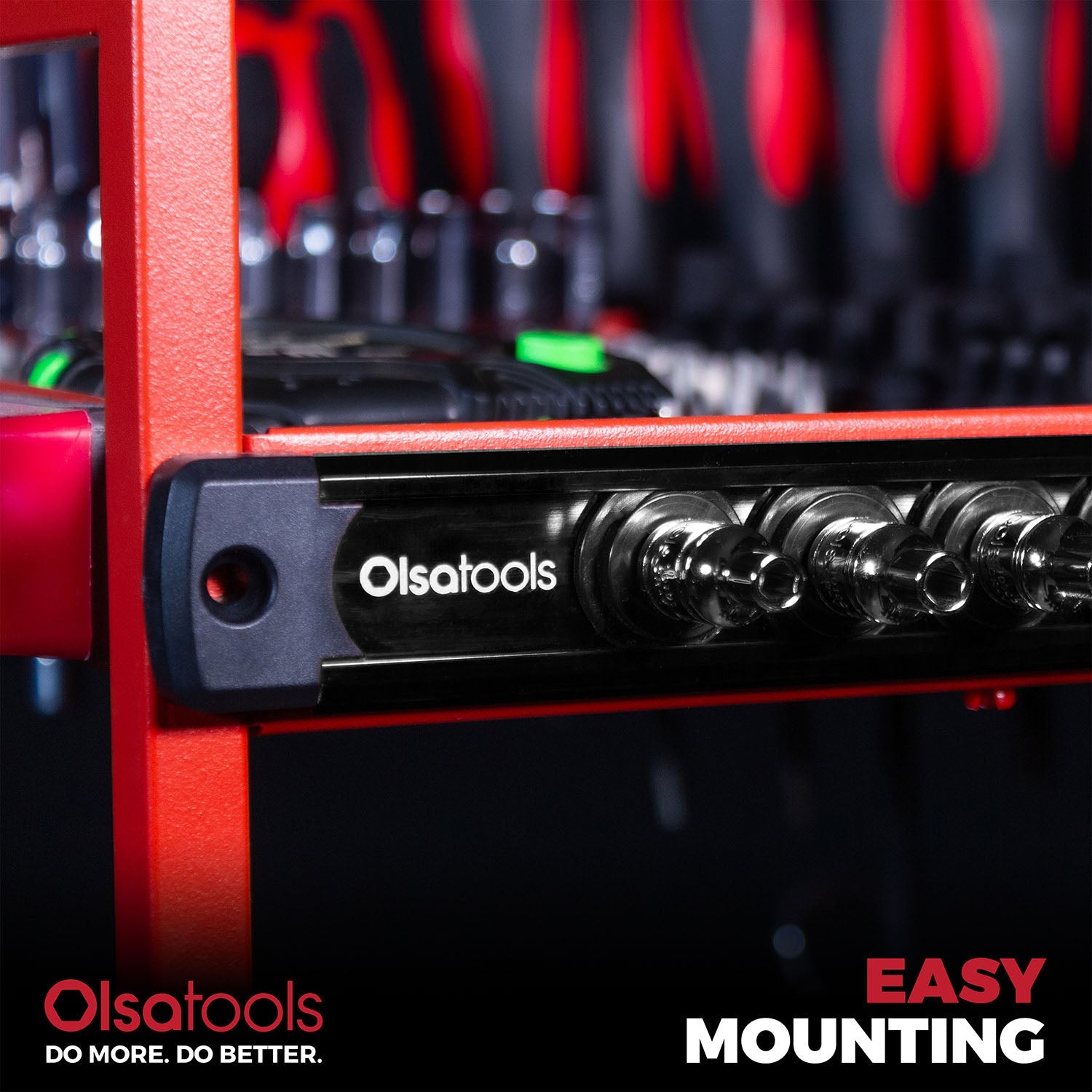 Magnetic Aluminum Socket Rails