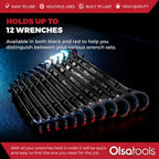 Magnetic Metal Wrench Organizer