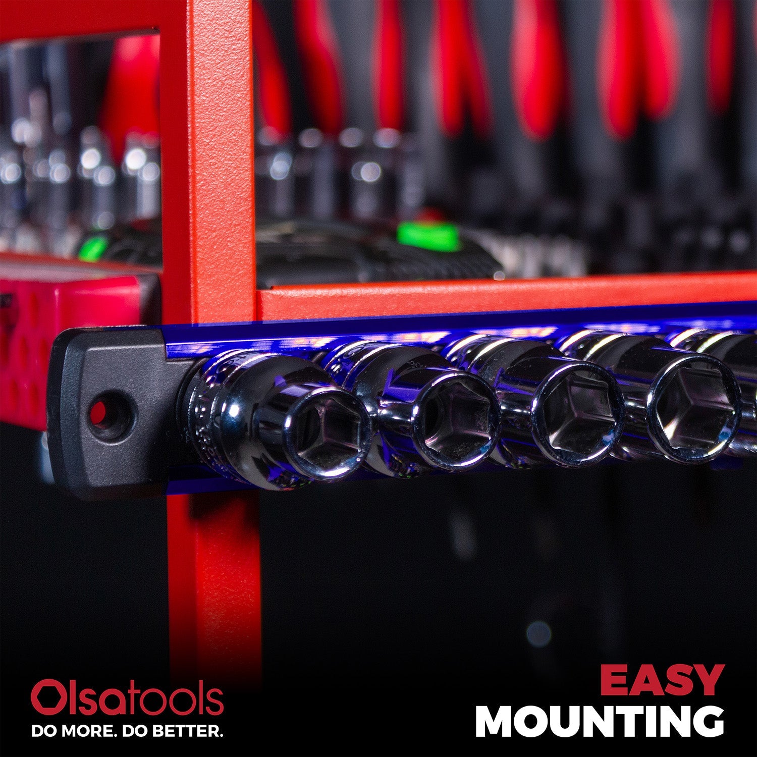 Magnetic Aluminum Socket Rails