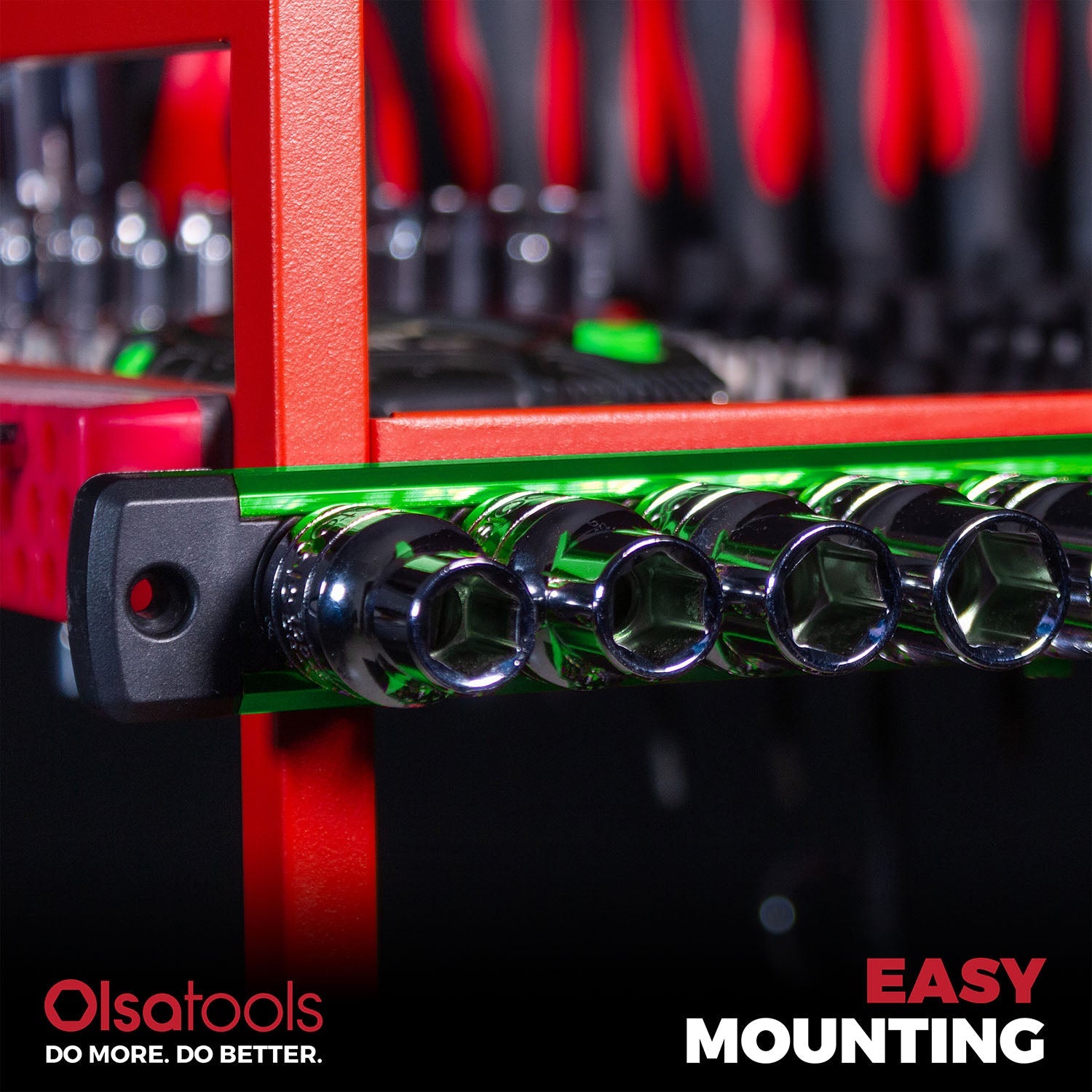 Magnetic Aluminum Socket Rails