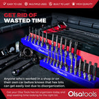 Magnetic Hex 1/4" Bit Organizer