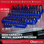 2-Row Magnetic Socket Holders