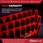 Magnetic Portable Socket Organizer Tray