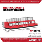 2-Row Magnetic Socket Holders