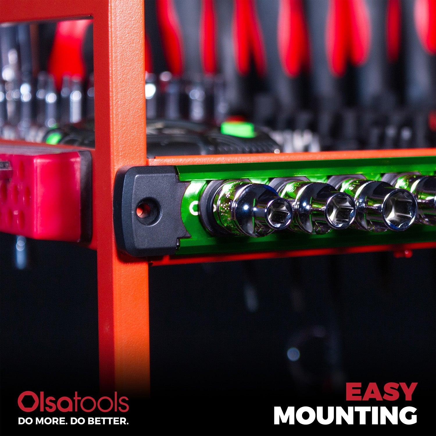 Magnetic Aluminum Socket Rails