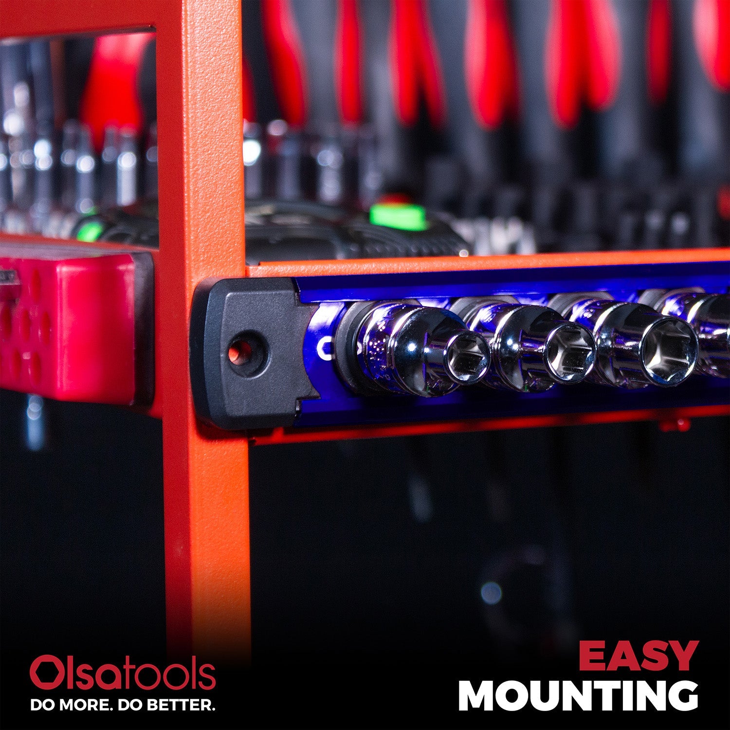 Magnetic Aluminum Socket Rails