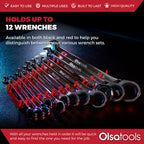 Magnetic Metal Wrench Organizer