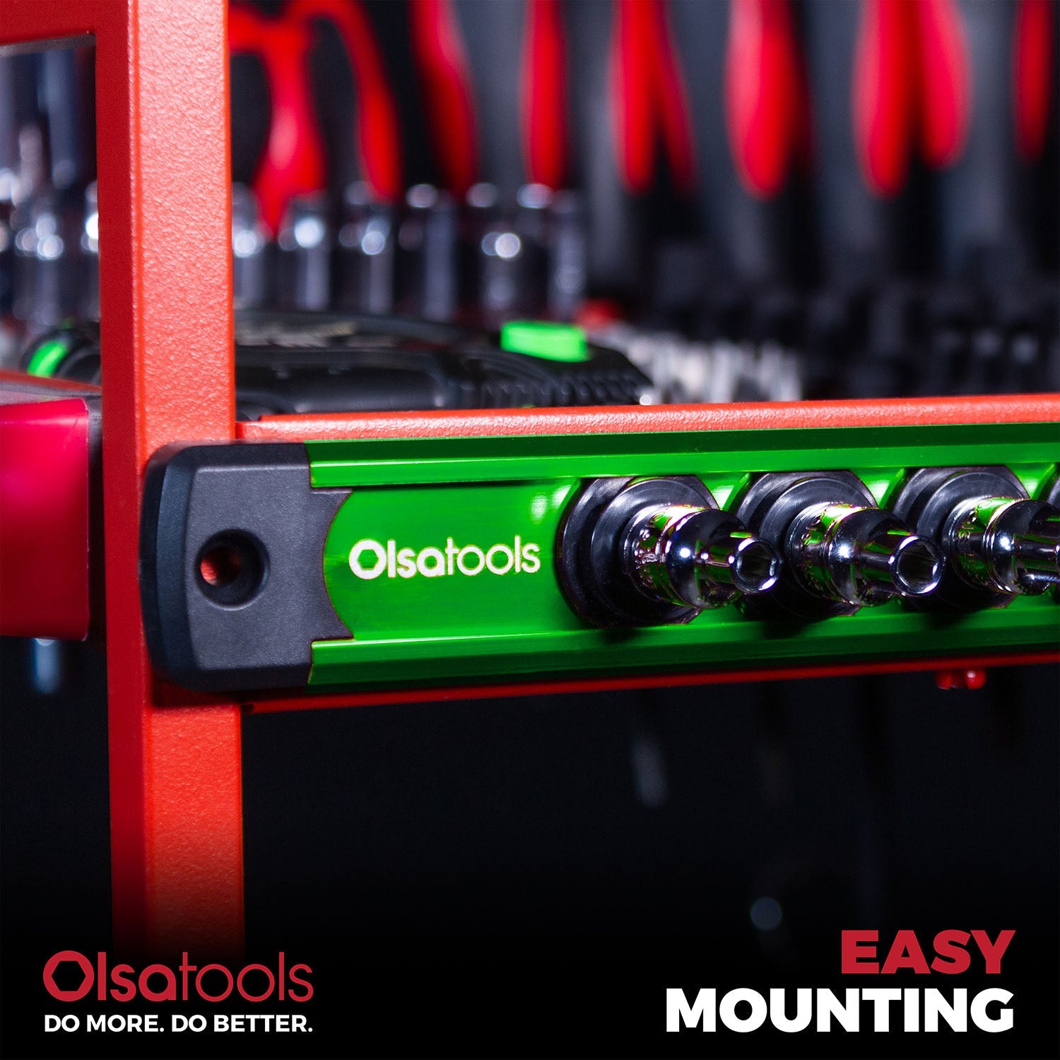 Magnetic Aluminum Socket Rails