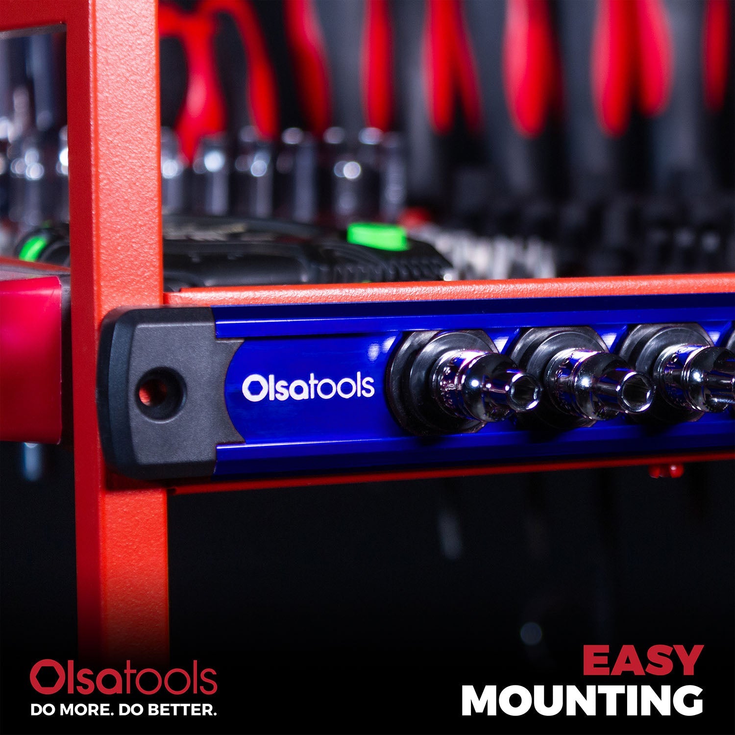 Magnetic Aluminum Socket Rails