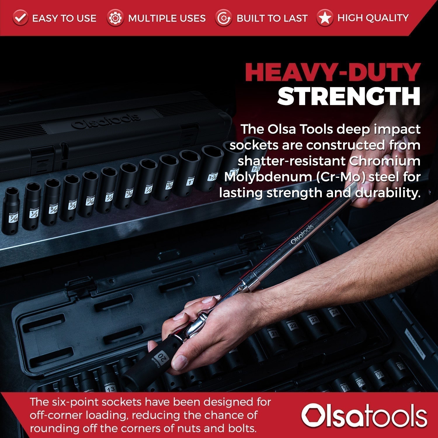 Cr-Mo Impact Sockets