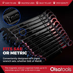 Magnetic Metal Wrench Organizer