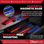 2-Row Magnetic Socket Holders