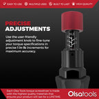 Torque Screwdriver with Hex head and T-handle, 10-50 in-lb - ±6% Accuracy