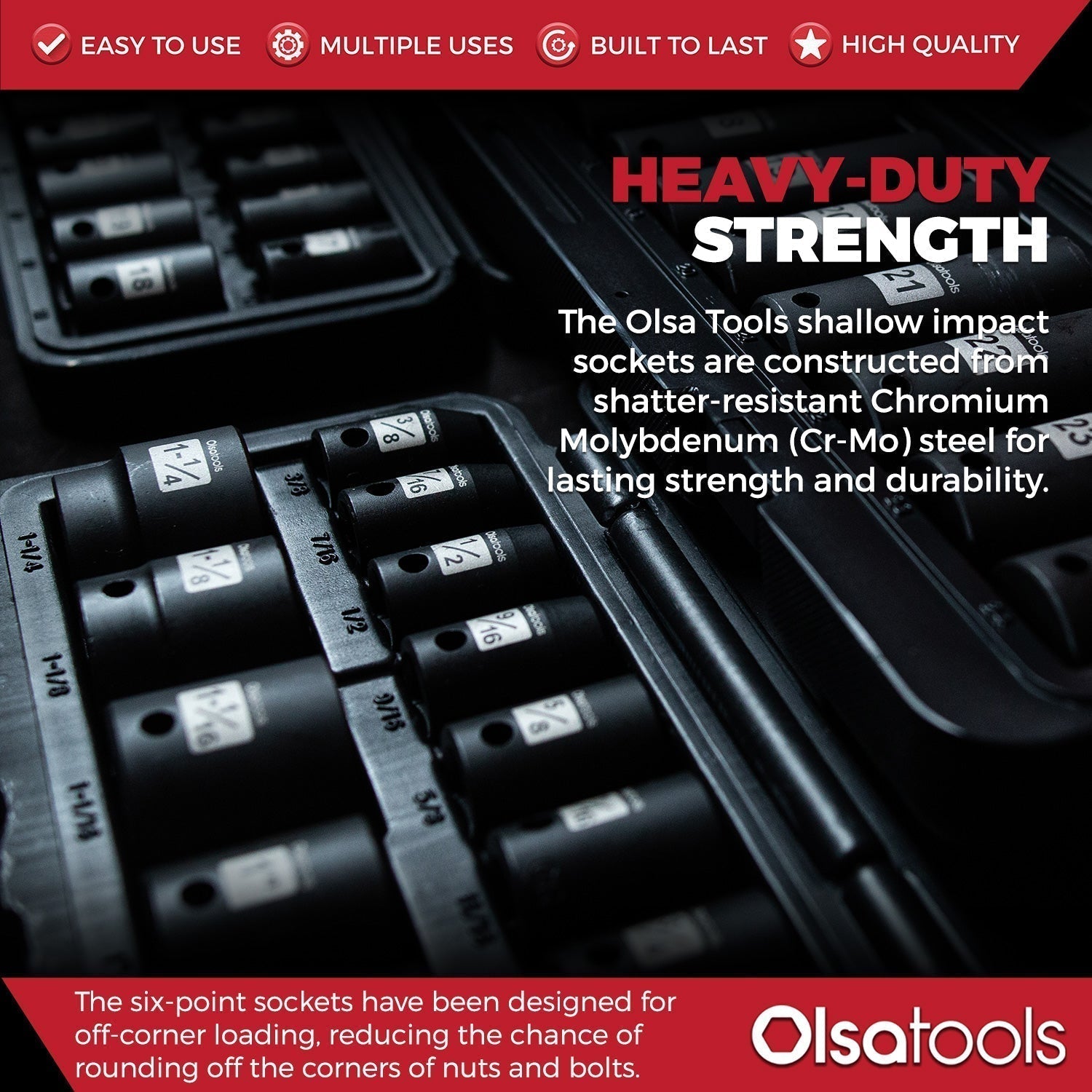 Cr-Mo Impact Sockets