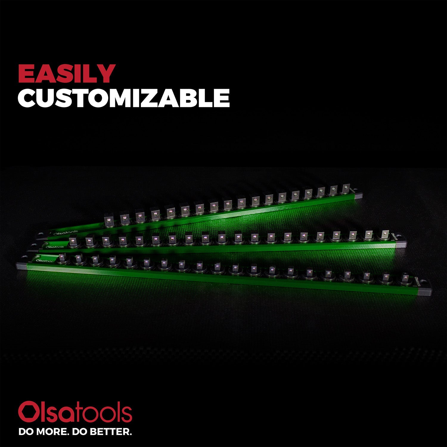 Magnetic Aluminum Socket Rails