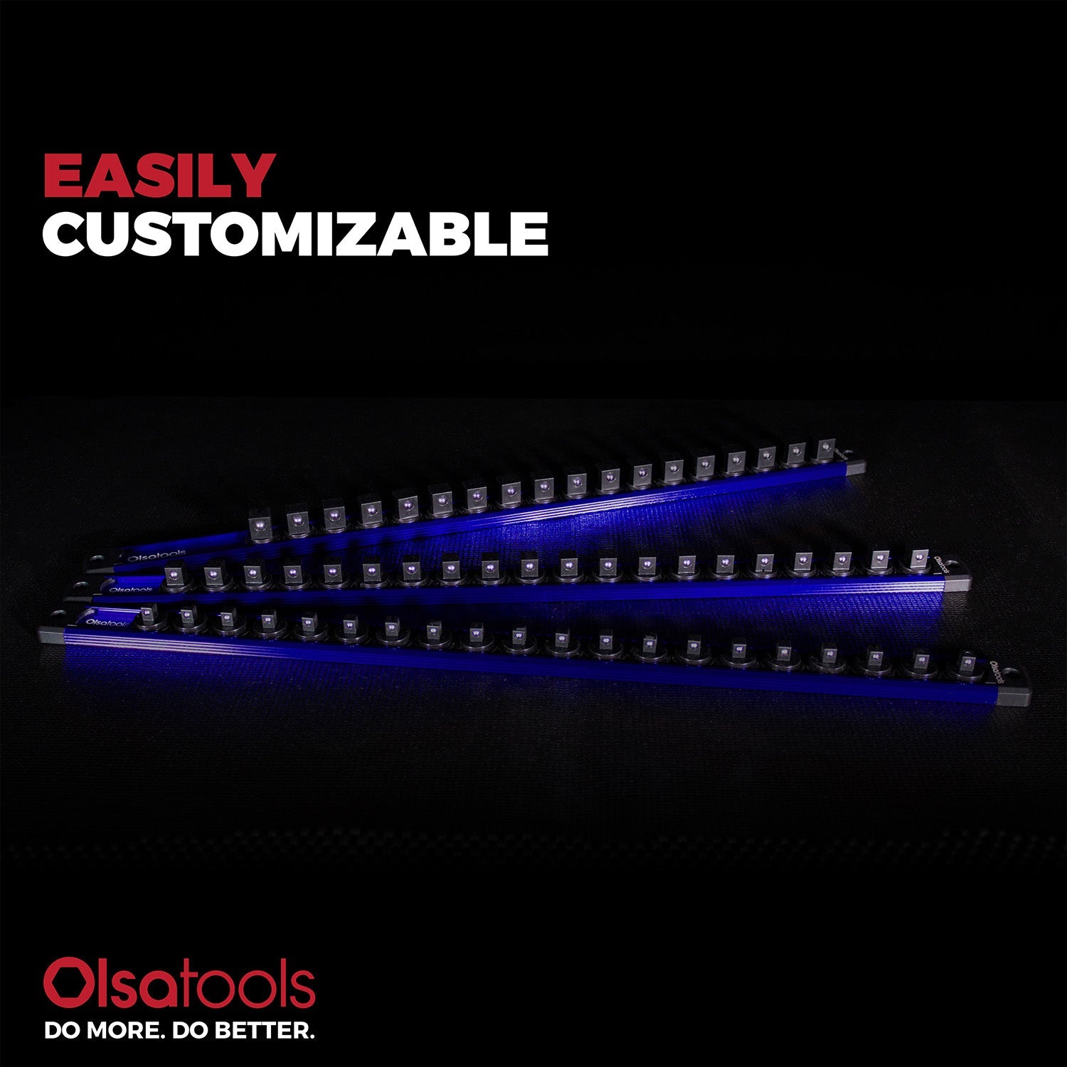 Magnetic Aluminum Socket Rails