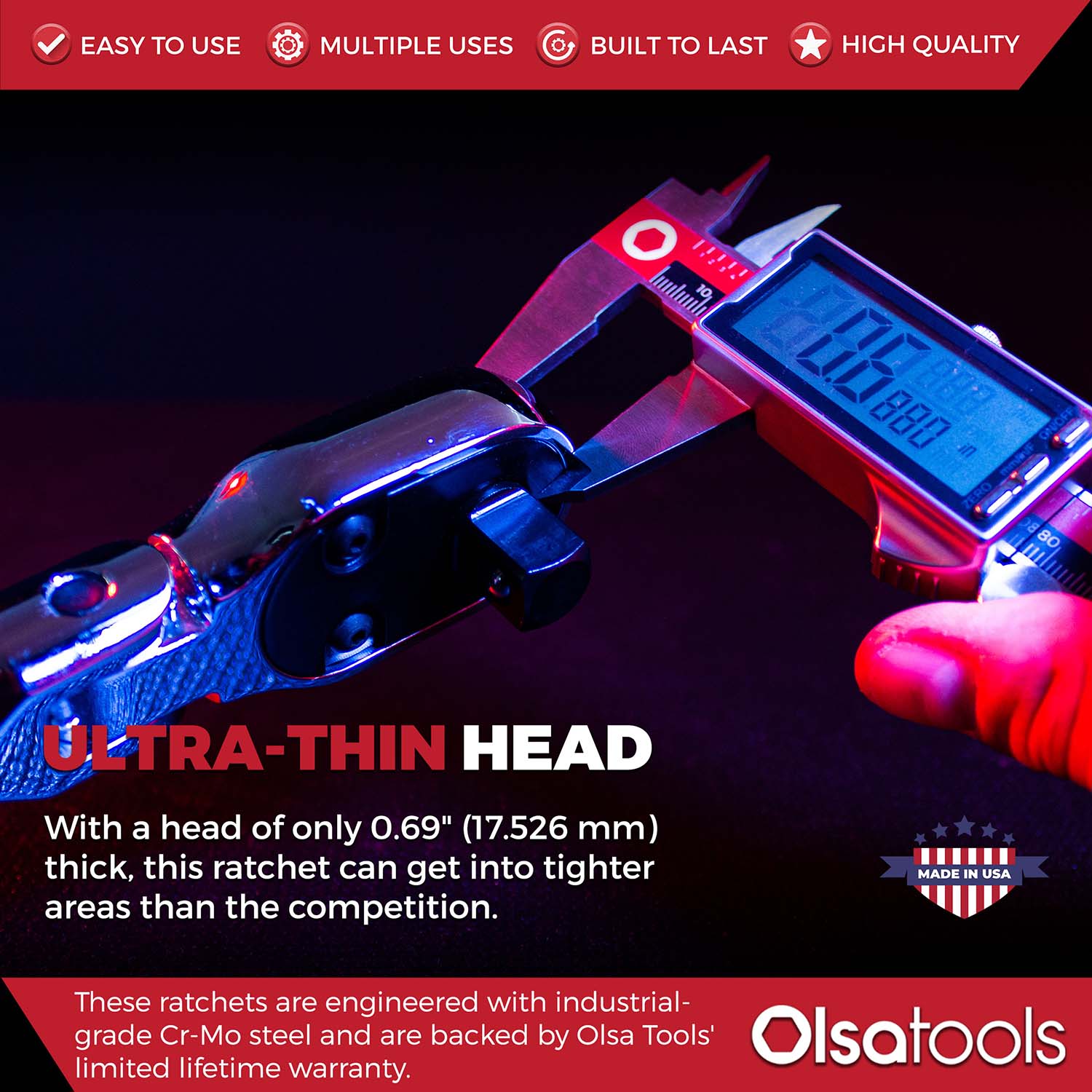 Flex Head Ratchet - 90 Tooth