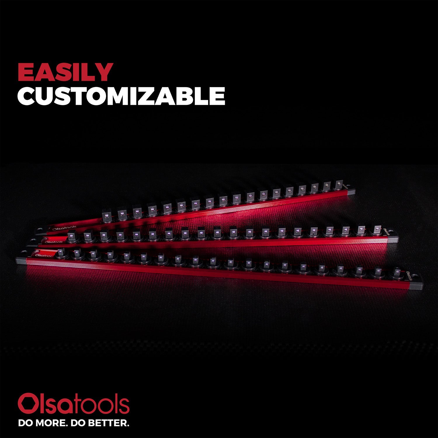 Magnetic Aluminum Socket Rails