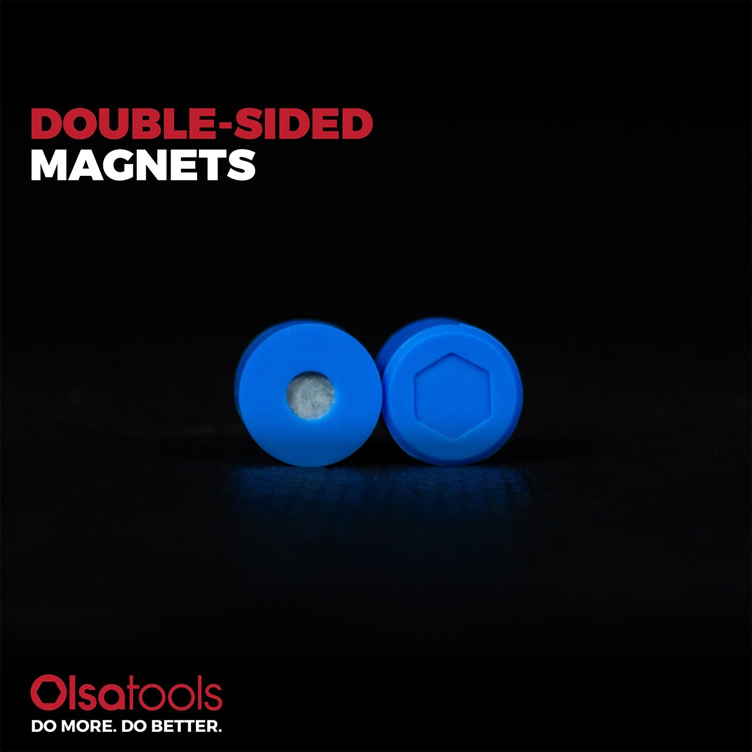 Magnetic Buttons 10pc Set - Strong Silicone Non-Scratch Magnets