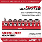 2-Row Magnetic Socket Holders
