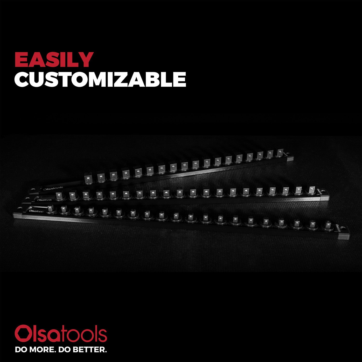 Magnetic Aluminum Socket Rails