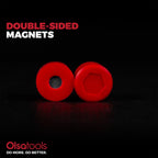Magnetic Buttons 10pc Set - Strong Silicone Non-Scratch Magnets