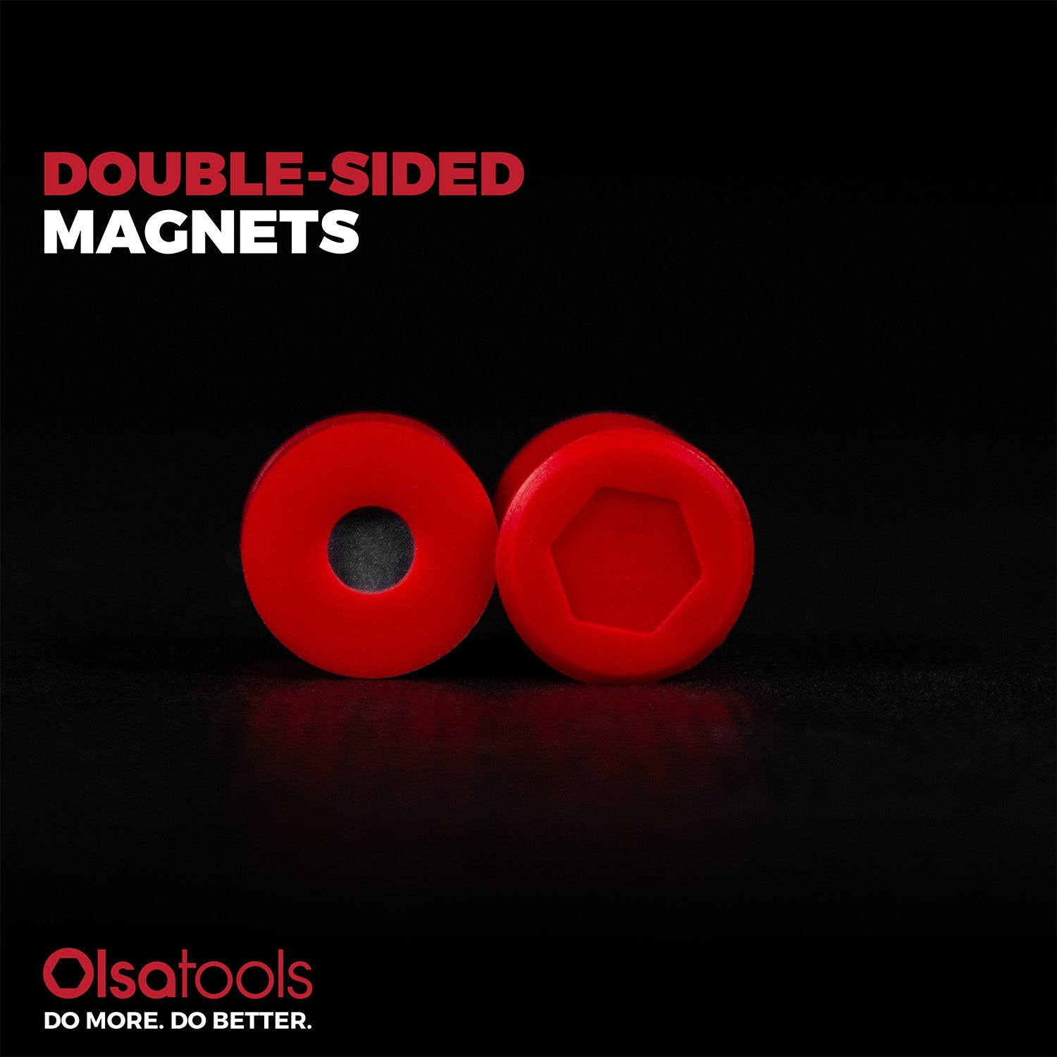 Magnetic Buttons 10pc Set - Strong Silicone Non-Scratch Magnets