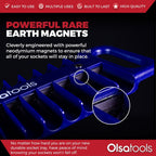 Magnetic Portable Socket Organizer Tray