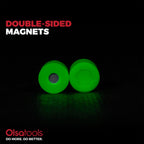 Magnetic Buttons 10pc Set - Strong Silicone Non-Scratch Magnets
