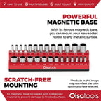 2-Row Magnetic Socket Holders