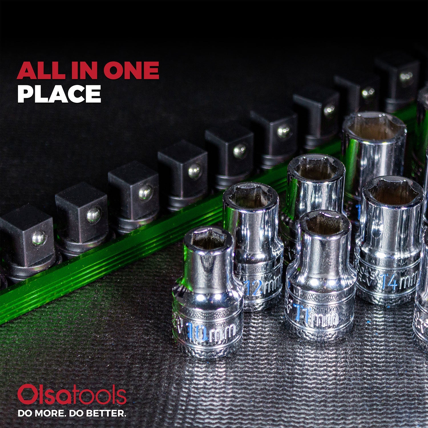 Magnetic Aluminum Socket Rails