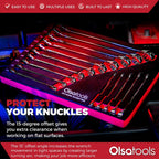15 Pc Combination Wrench Set | 15-Degree Angle Offset