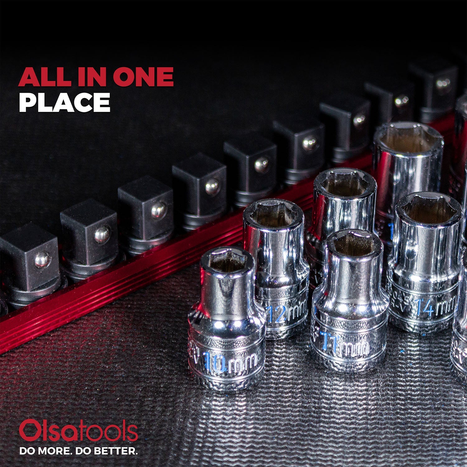 Magnetic Aluminum Socket Rails