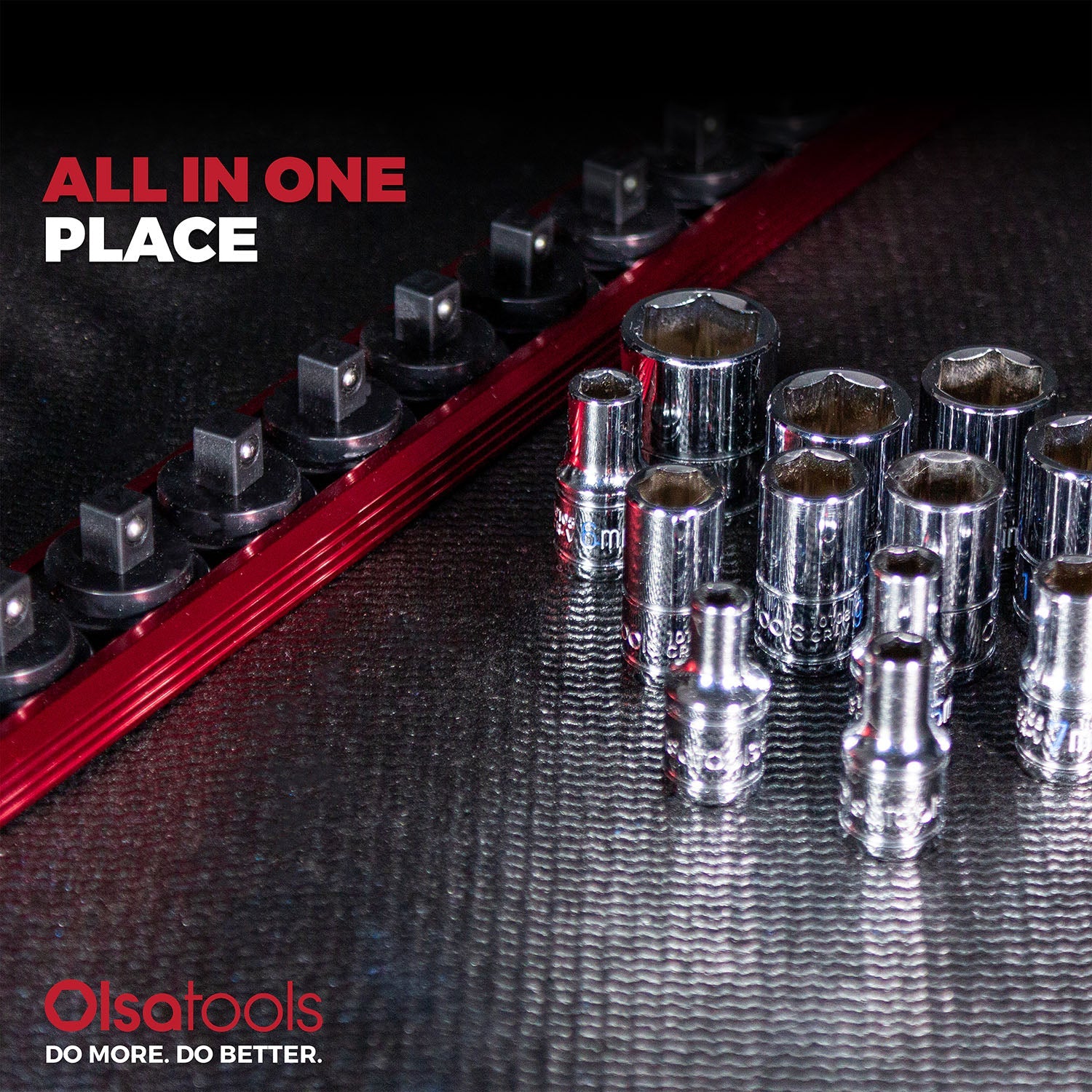 Magnetic Aluminum Socket Rails