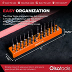 Magnetic Hex 1/4" Bit Organizer