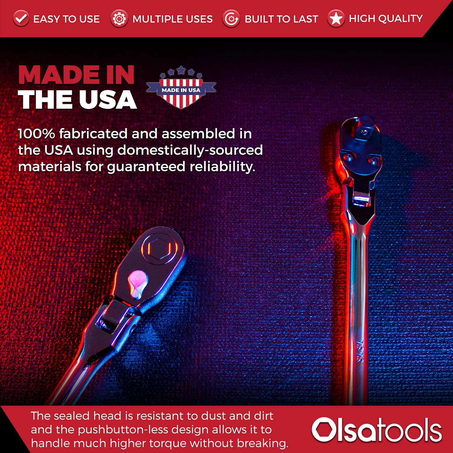 Flex Head Ratchet - 90 Tooth