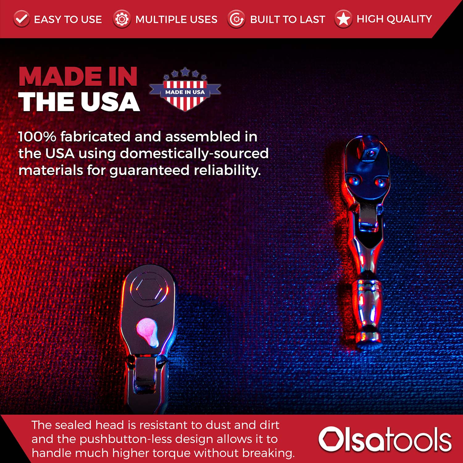 Flex Head Ratchet - 90 Tooth