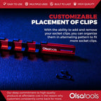 Aluminum Socket Organizer Rails with Locking End Caps